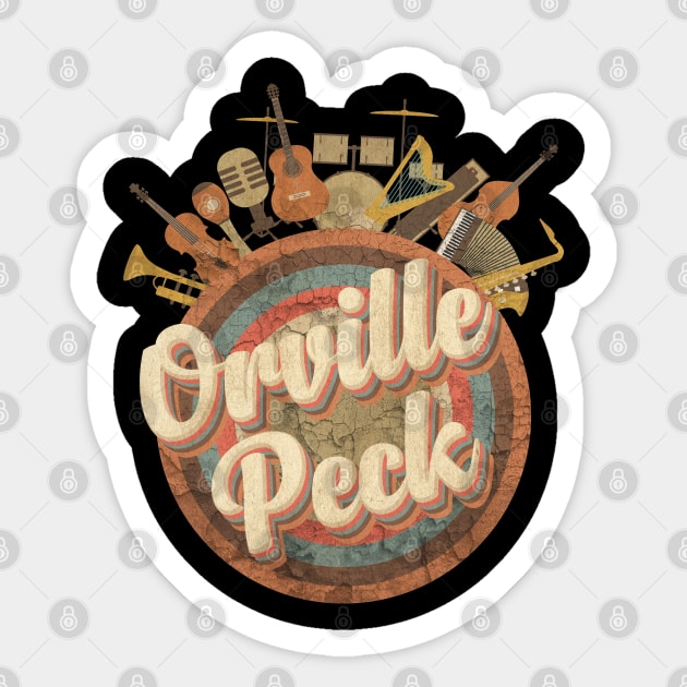 Music Tour Vintage Retro Style // Orville Peck Sticker by kumurkumur